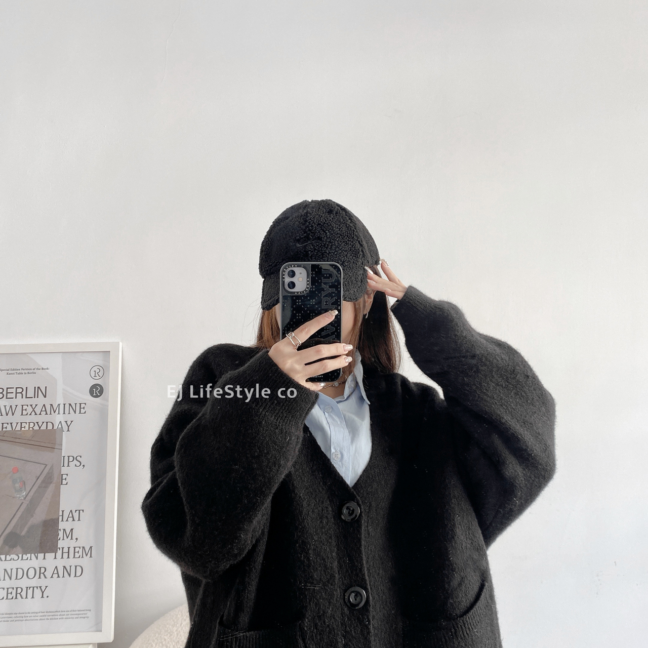 日本限定🇯🇵 NIKE 羊羔毛 老帽 黑色 咖啡色 小勾 / 現貨