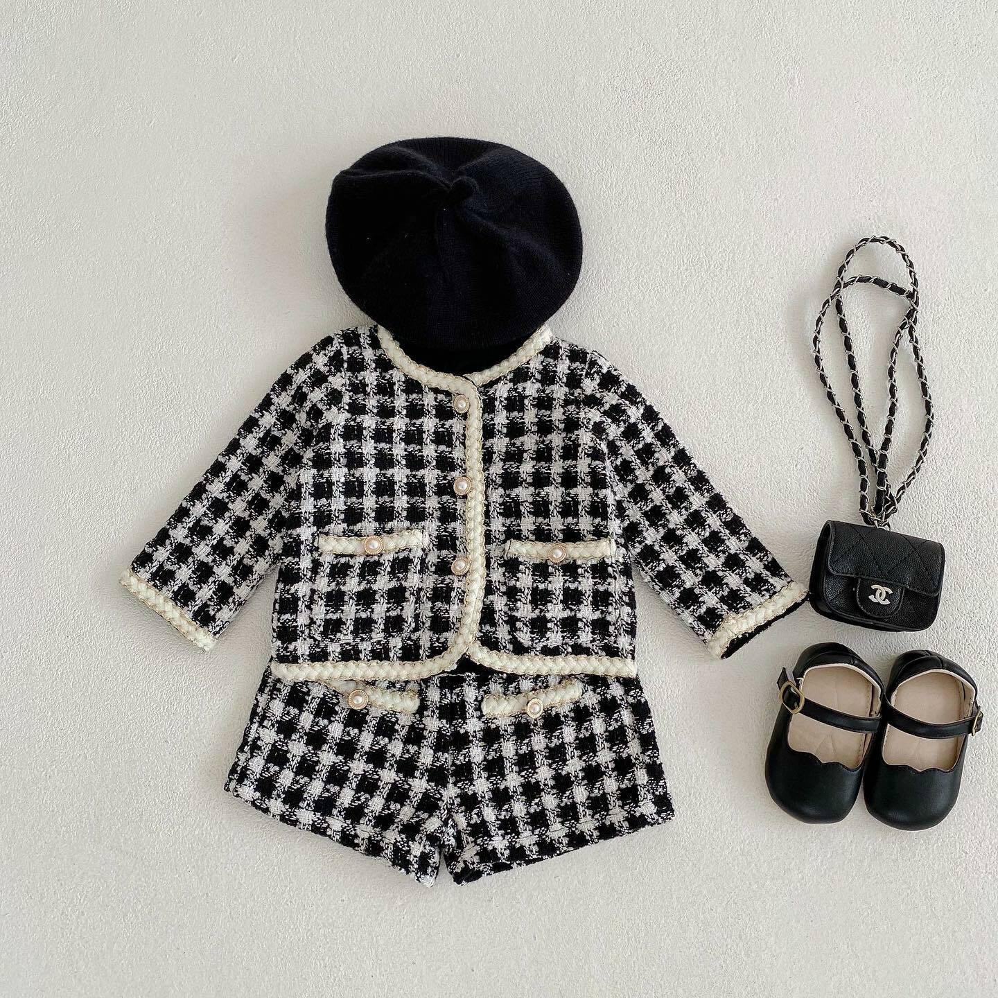 Spring!!!嫩嬰也可以的小香風套裝