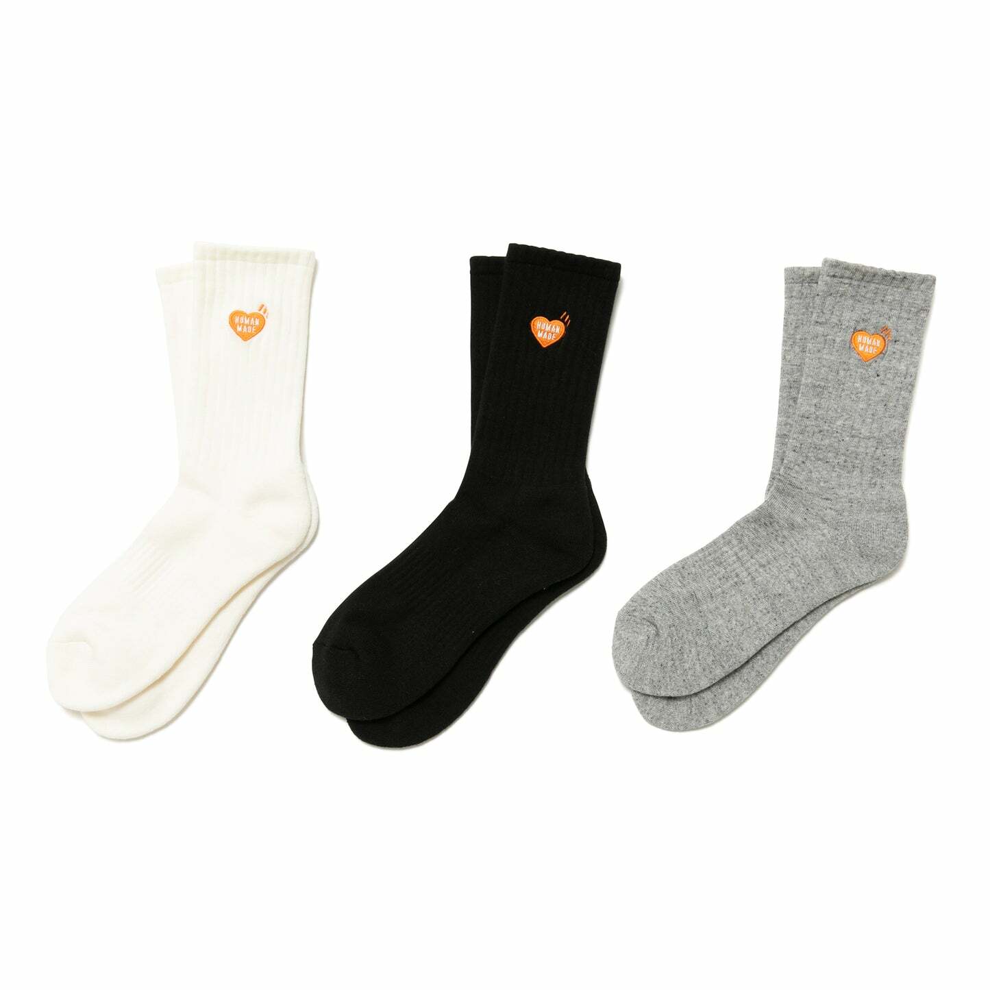 2025AW HUMAN MADE PILE SOCKS 金橘 橘 金桔 愛心 長襪 襪子 3色 現貨 HM30GD064