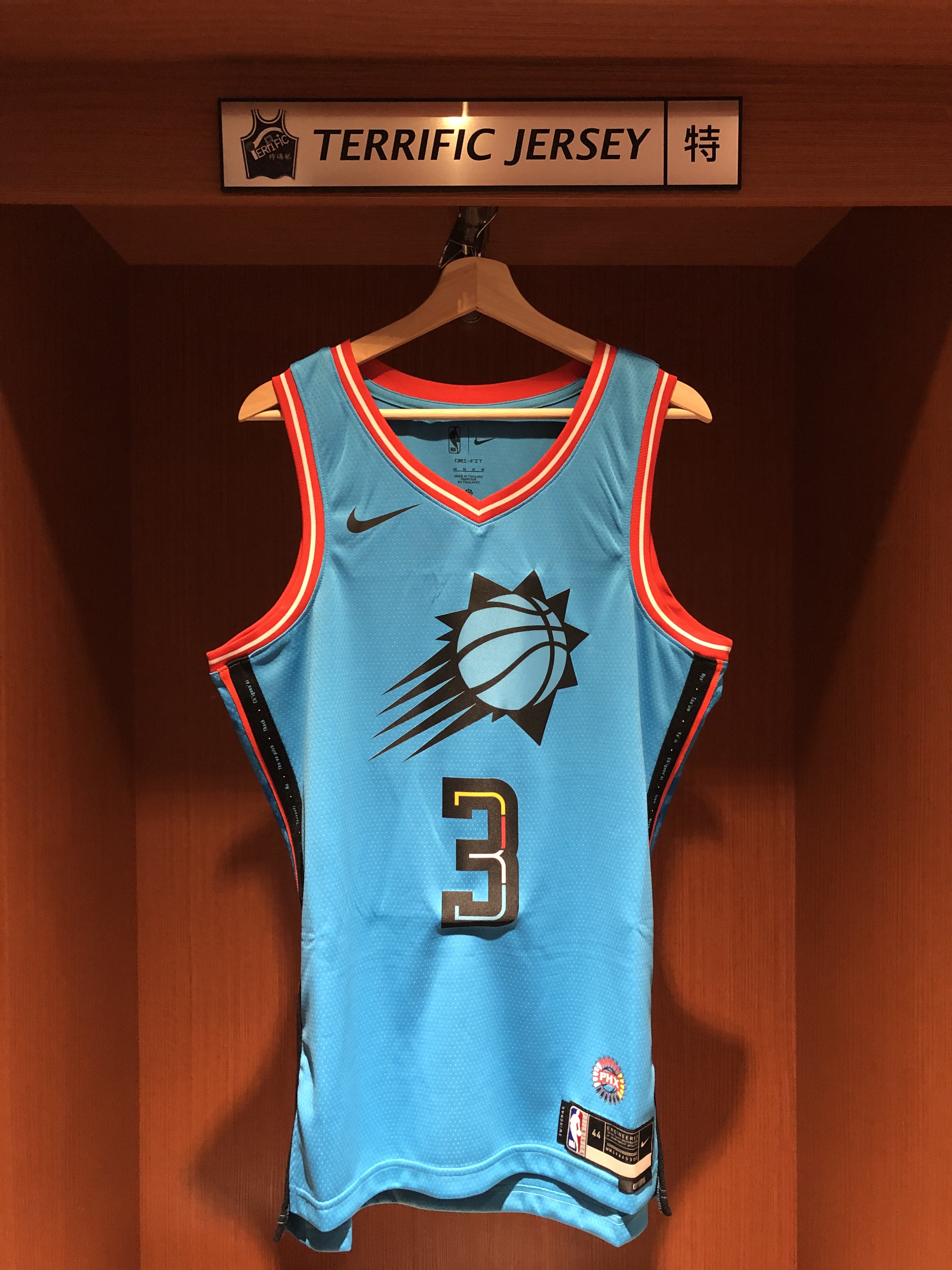 NBA球衣 Chris Paul 鳳凰城太陽城市 City Nike Swingman 球迷版 熱轉印 全新