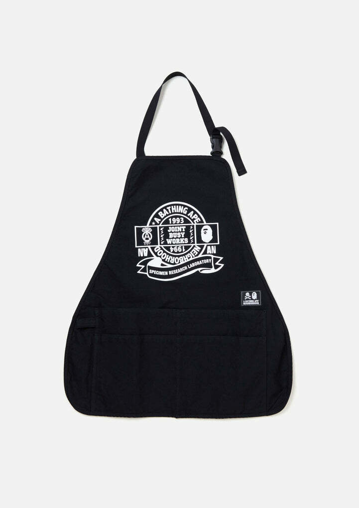 2023SS NEIGHBORHOOD BAPE APRON SRL 圍裙 工作 NBHD 聯名 現貨
