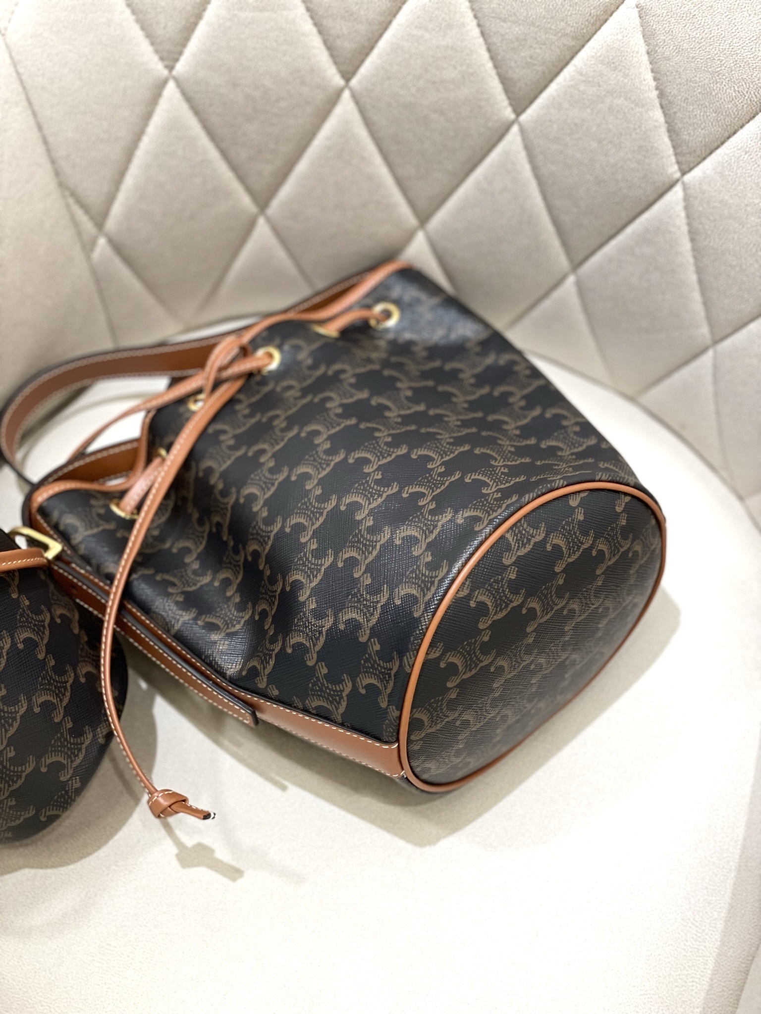 CELINE Small Drawstring