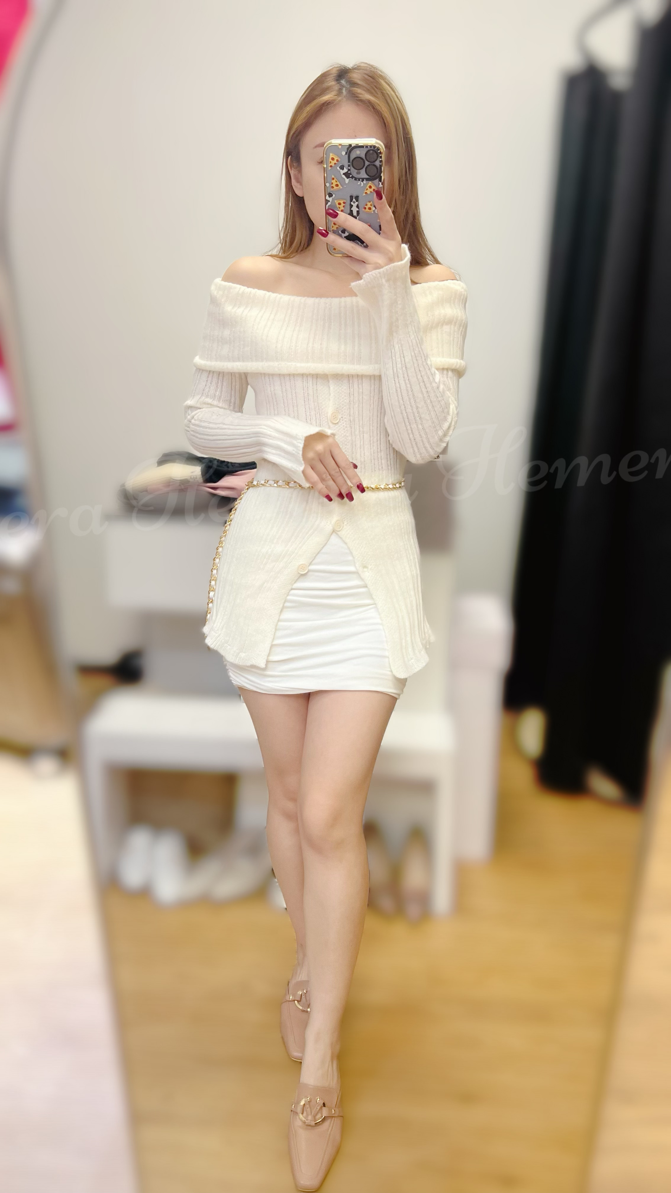 MH012104 一字膊棉質上身 （不包含腰鏈）