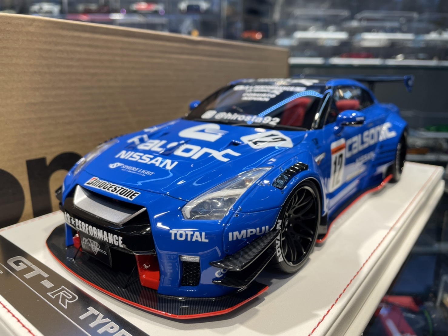 OneModel LB-PERFORMANCE GTR R35 Type2 CALSONIC 1/18