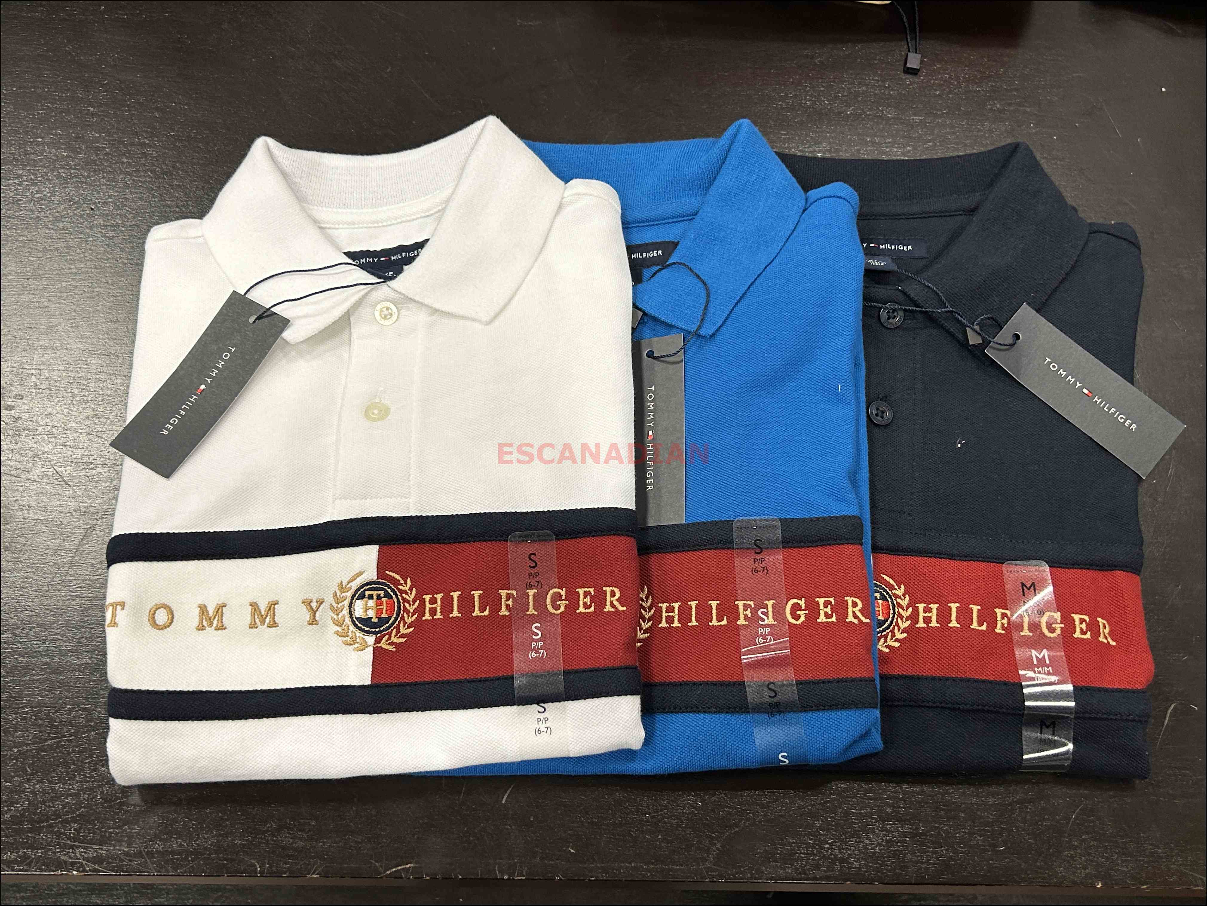 TOMMY 男大童 學院風徽章 金線電繡 Polo衫 (3色)