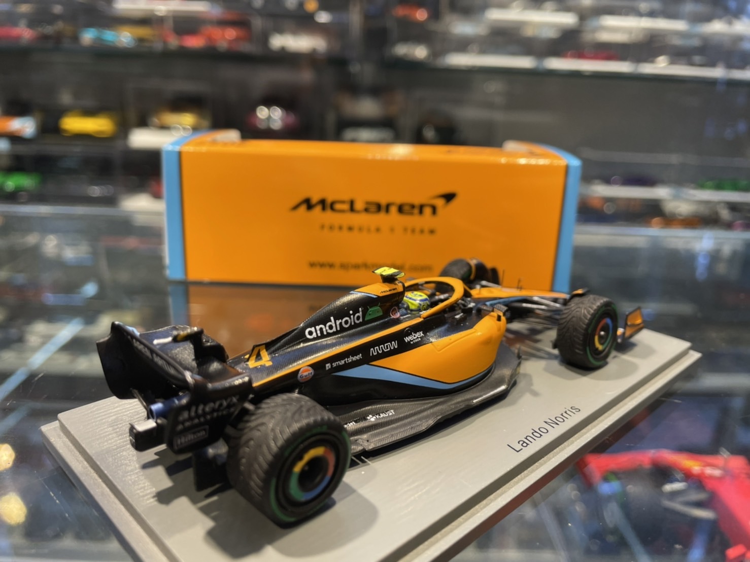 Spark S8540 McLaren MCL36 #4 F1 3rd Emilia Romagna 1/43