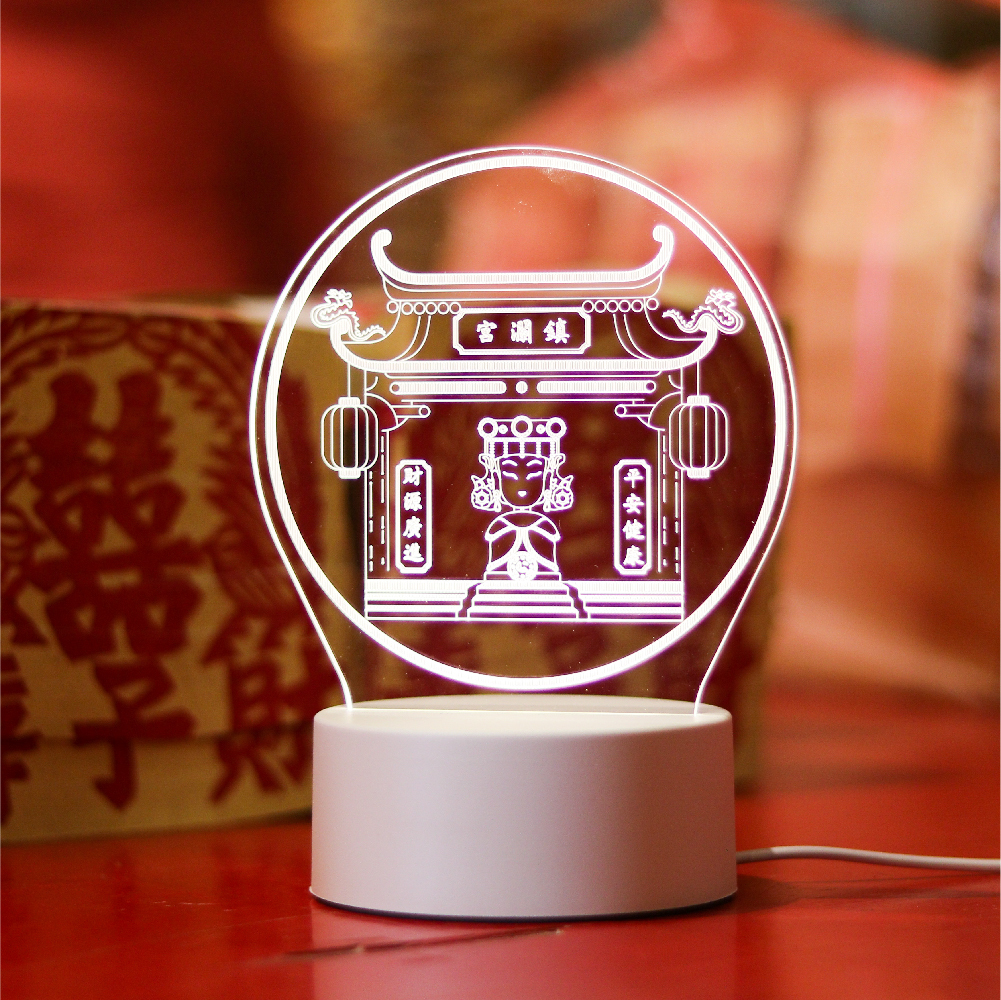 庇佑小夜燈-廟景款｜信徒必備｜家中擺件【鎮瀾宮】