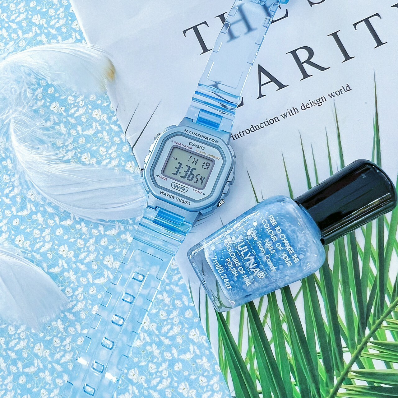 【CASIO 卡西歐】彩色半透明電子方錶 LA-20WHS-7A(白色) /LA-20WHS-4A(粉色) /LA-20WHS-2A(藍色) 現代鐘錶