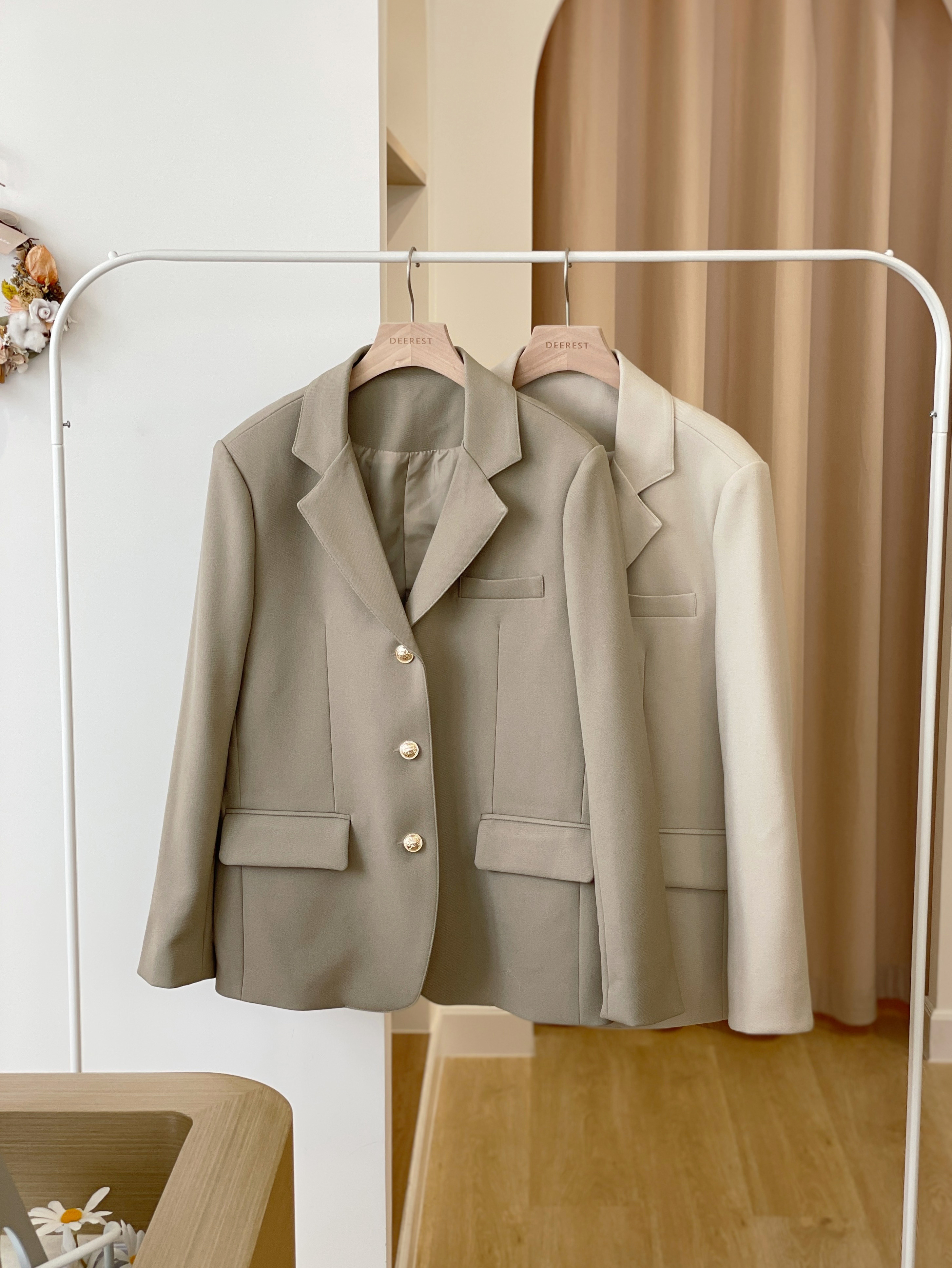 JK099 Matte Earthy Blazer