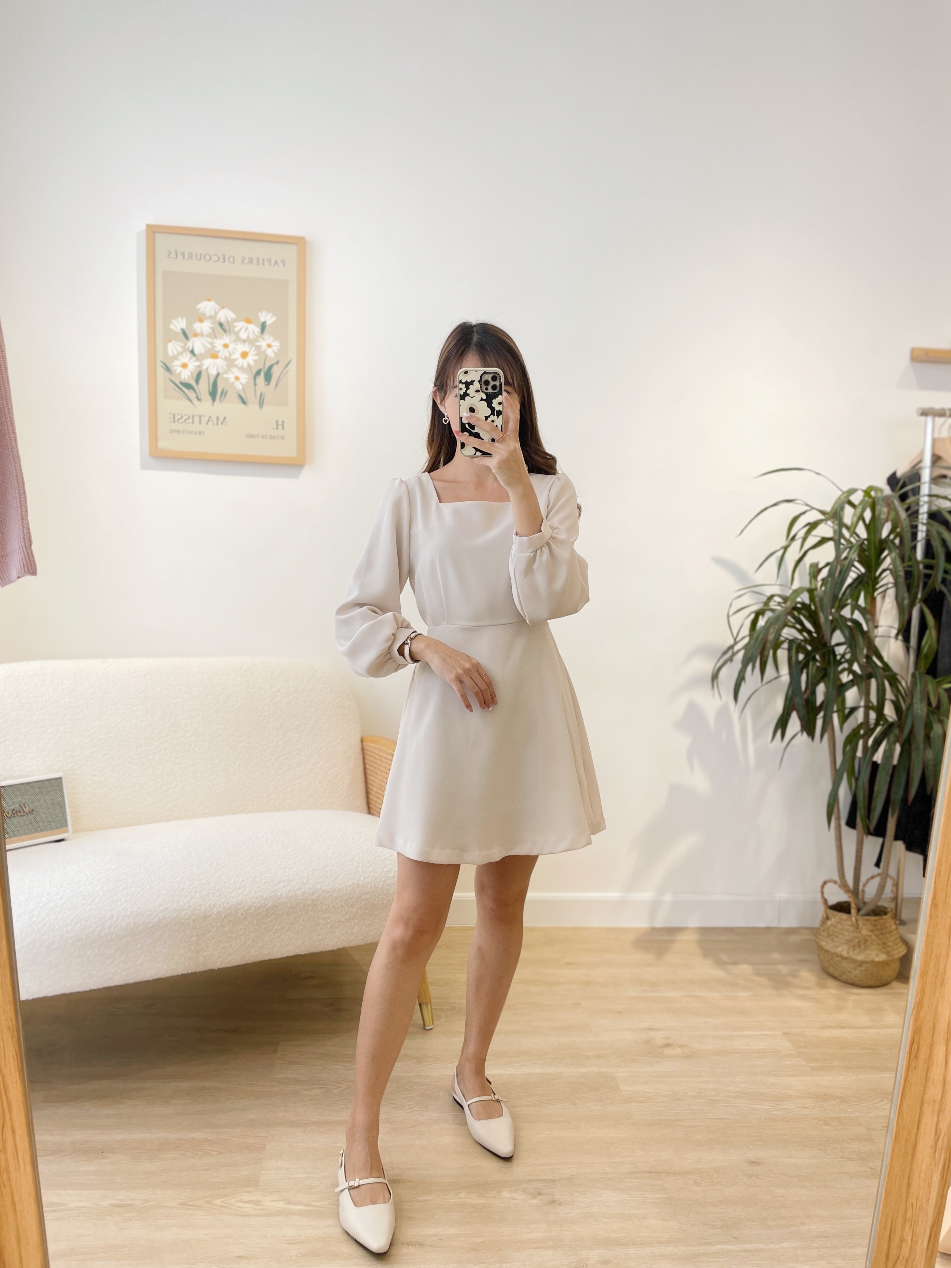 OP365 Midnight Square-neck Dress