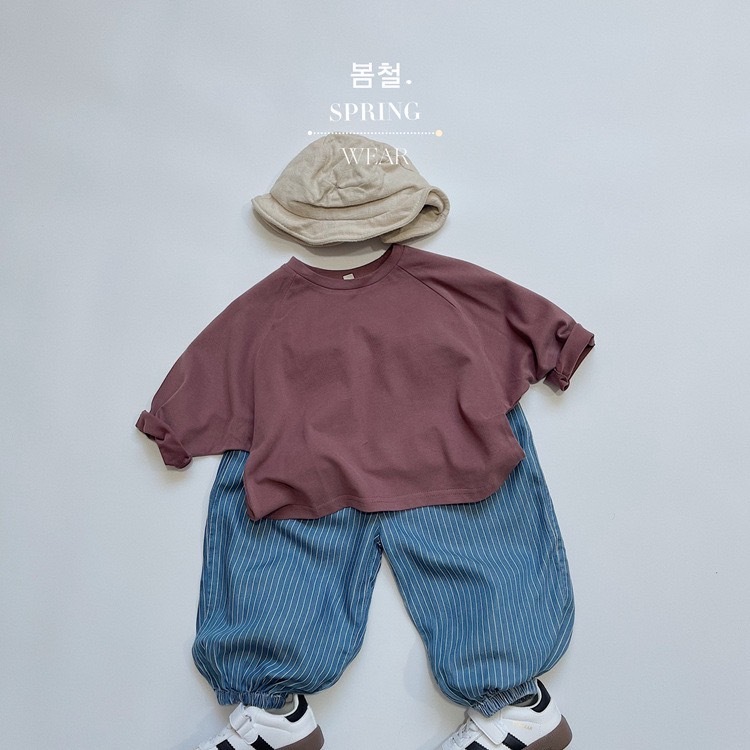 天絲牛仔燈籠縮口褲