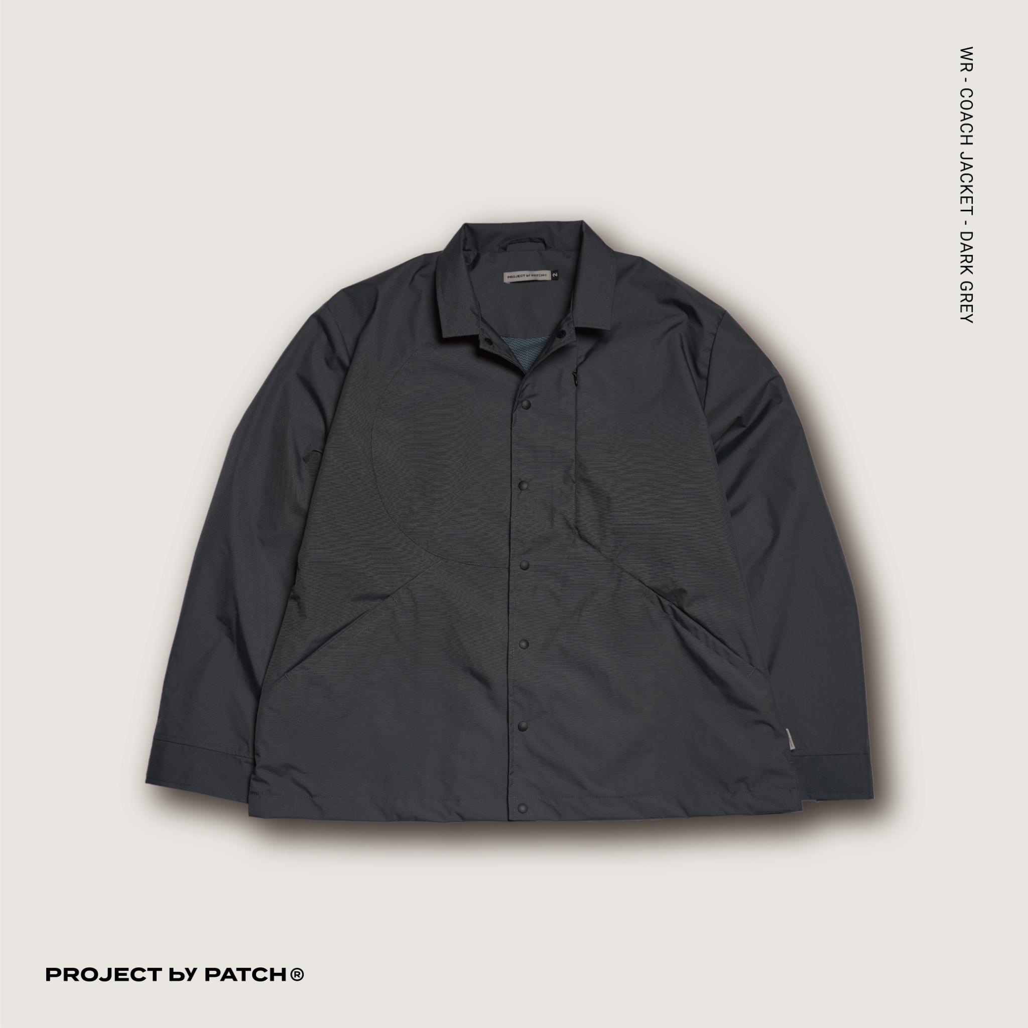 P.B.P - WR-COACH JACKET - Dark Gray (Website Limited)