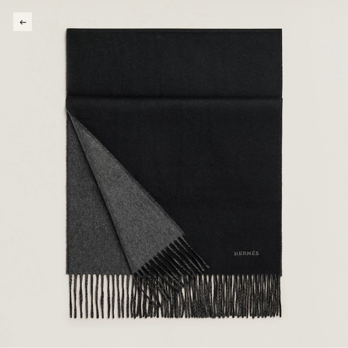 Hermes Recto-Verso muffler scarf