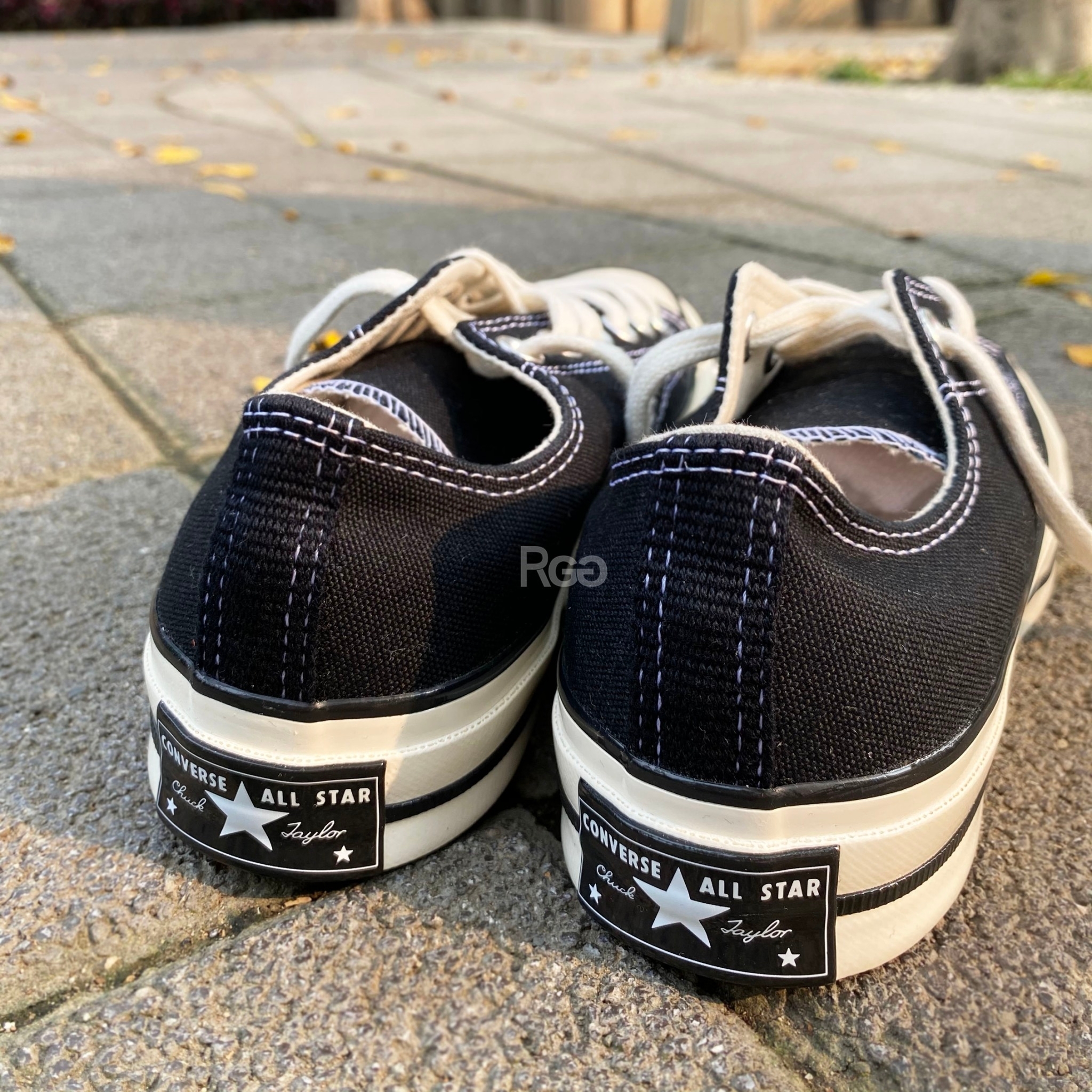 Converse 1970黑色低筒背面照