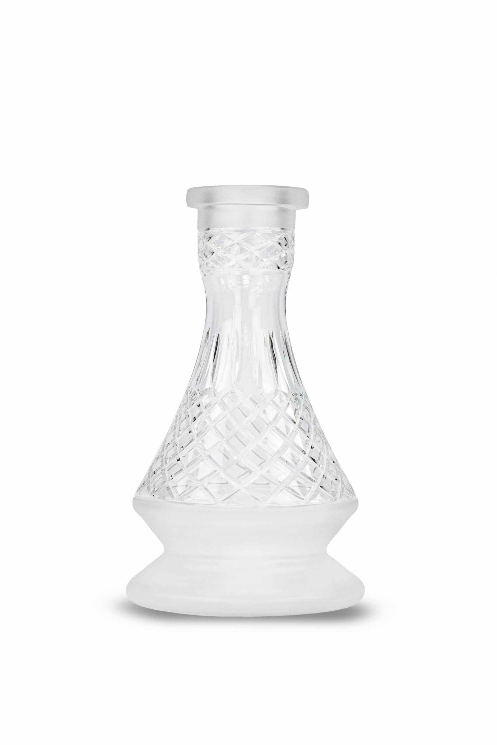 Ocean Bohemian Crystal Base - Drip - Cross Cut - Iced Clear