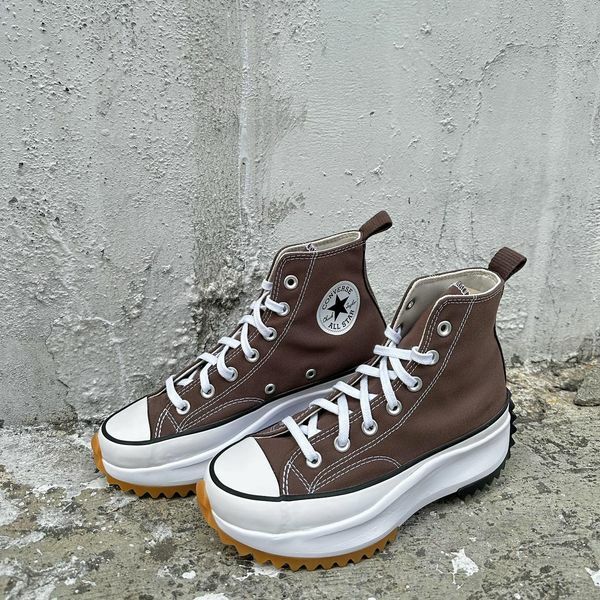 Converse run star hike  咖啡色  鋸齒高筒 男女鞋 ( A03061C )