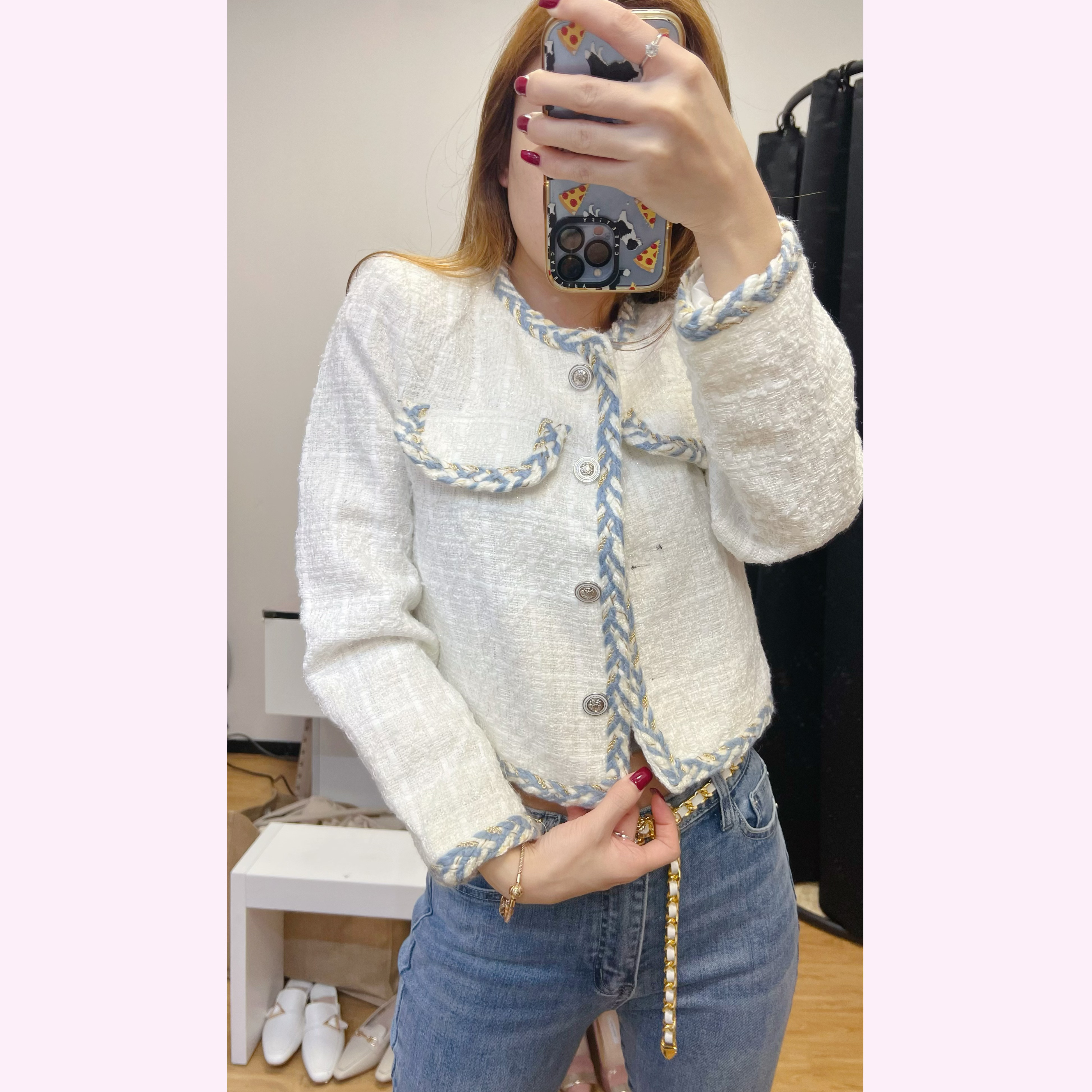 MH012404 TWEED COCO JACKET