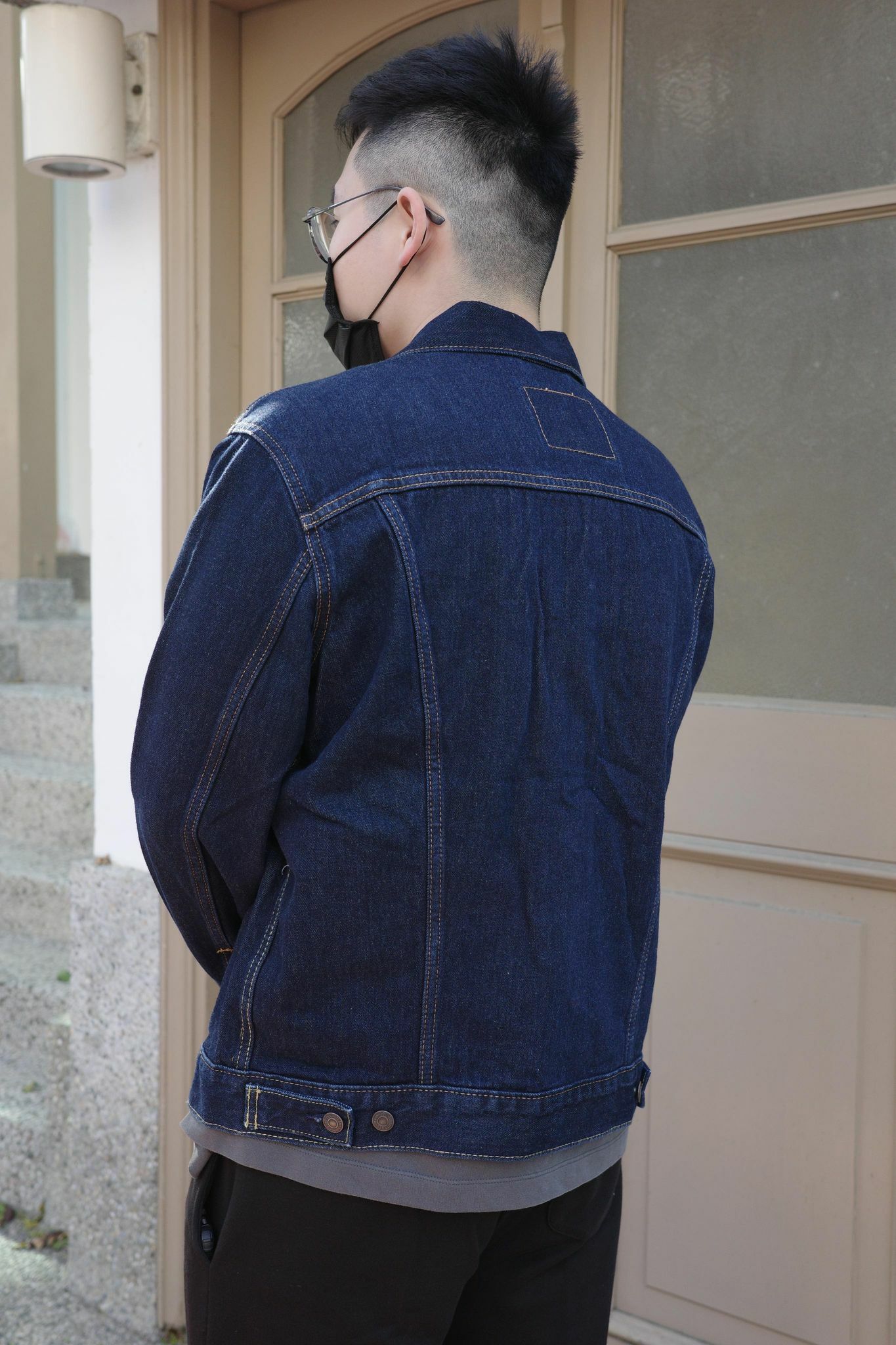 Levi's 牛仔外套 水洗割破 單寧外套