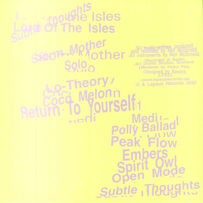 Lord Of The Isles《Subtle Thoughts》（LP）