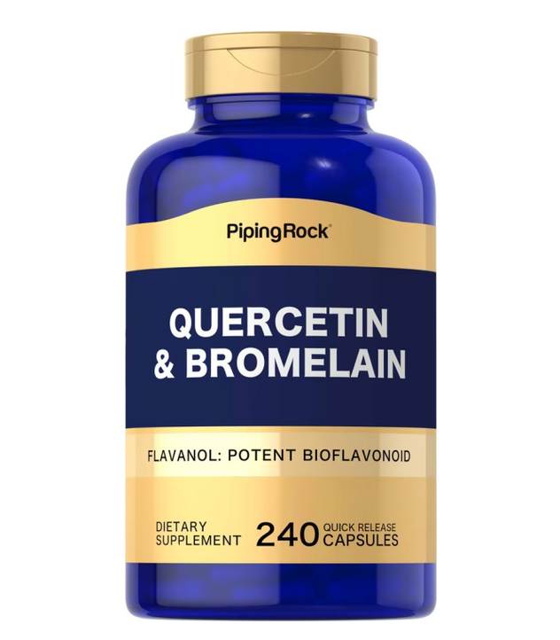 【Piping Rock】槲皮素+鳳梨酵素 Quercetin & Bromelain 240顆