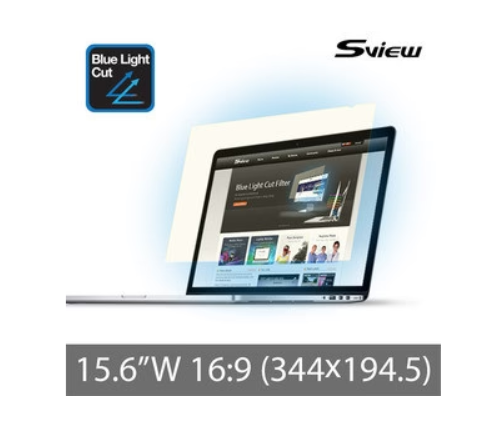 SVIEW 15.6吋 (344x194.5mm)(wide 16:9) 電腦熒幕防藍光保護片 (韓國製造)