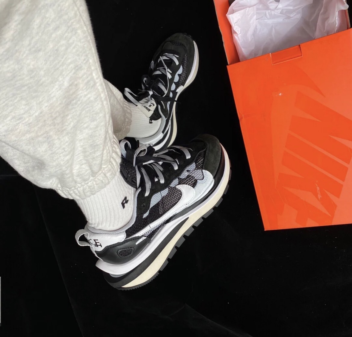 <降價啦🔥>Sacai x Nike VaporWaffle 解構 黑