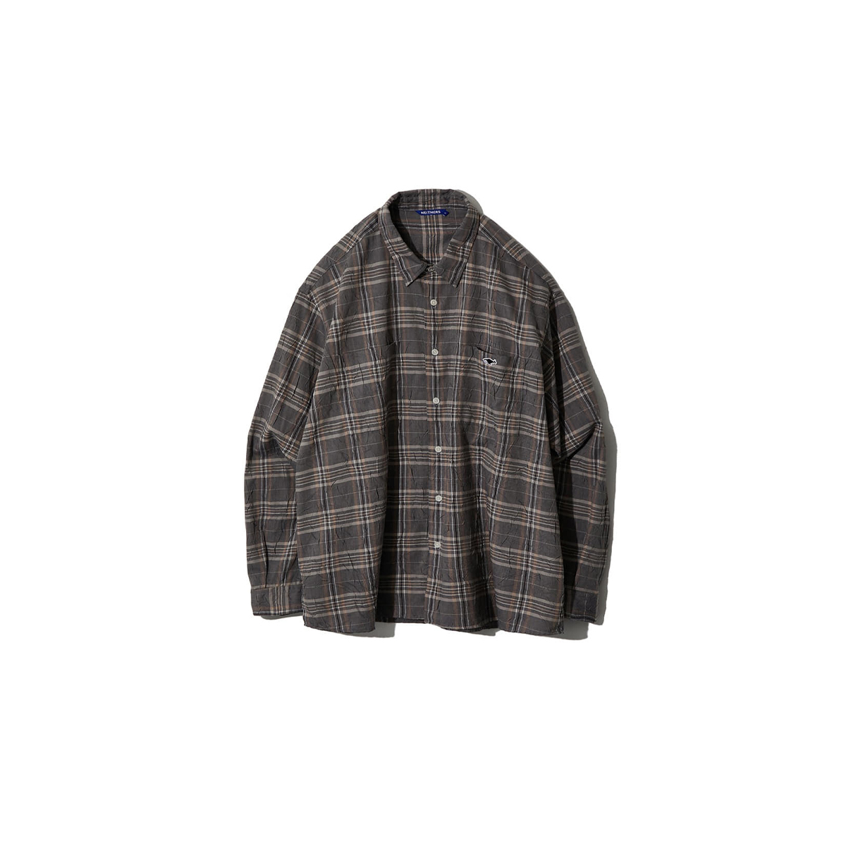 Neithers - Relaxed L/S Shirt - Grey Check