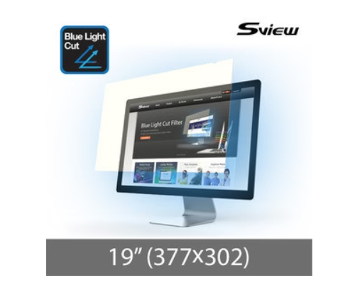 SVIEW 19 吋 (409x256mm) (wide)  電腦熒幕防藍光保護片 (韓國製造)(Part No.: SBFAG-19W)