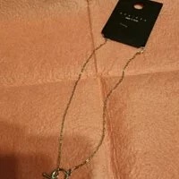 [S] NYU.NYU SILVER PEARL HOOK NECKLACE CLASSIC STYLE, SNN94 (SNN94)
