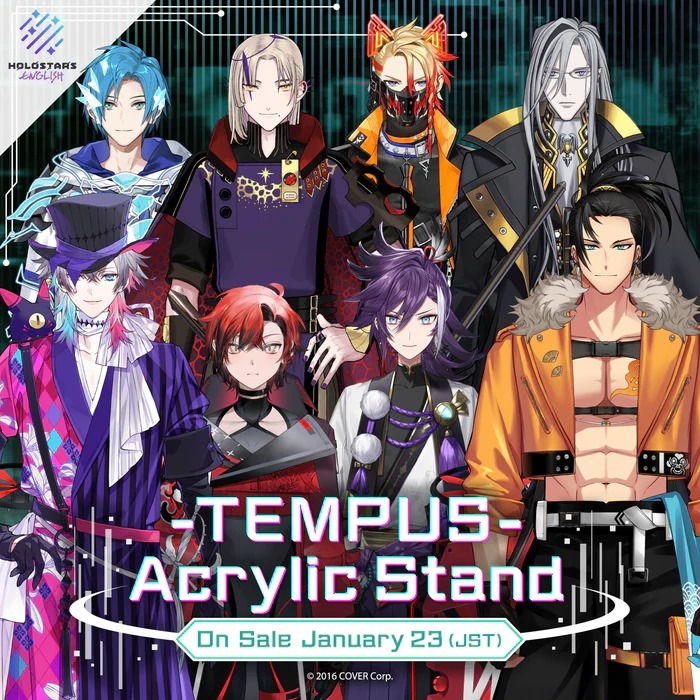 「官方代購」HOLOSTARS English -TEMPUS-  亞克力立牌