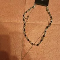 [S] NYU.NYU SILVER MULTI HEART DUO NECKLACE, SNN121 (SNN121)