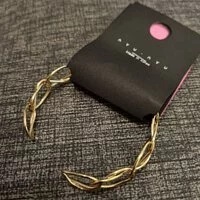 [S] NYU.NYU TWIRL AND SWIRL BANGLE,GOLD, SNN125 (SNN125)