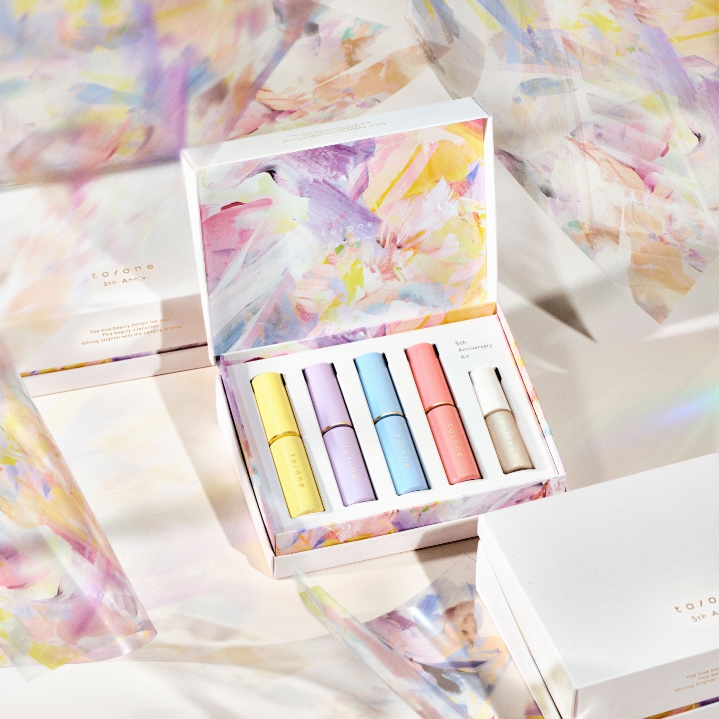 [限定] to/one 5th Anniversary Kit 睫毛膏眼影液組合