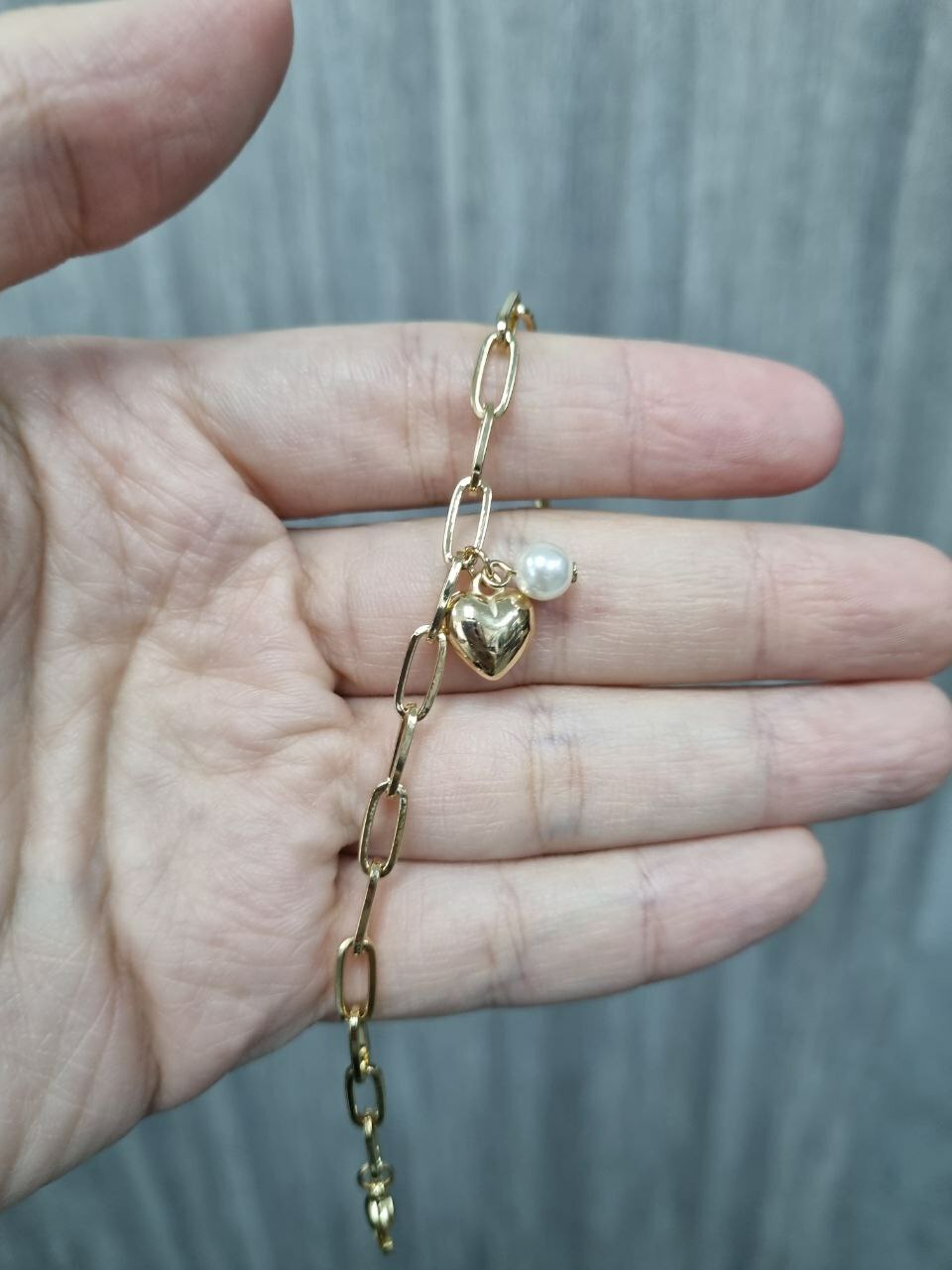 [S] NYU.NYU GOLDEN LINK CHAIN BRACELET, SNN132 (SNN132)
