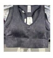 [S] CALVIN KLEIN PRFORMANCE RIBBED ACID WASH SPORTS BRA,BLACK, PFCT2212-BLACK (SCK133)
