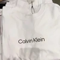 [S] CALVIN KLEIN LOGO LETERRING LONG SLEEVE T-SHIRT,WHITE, SP40581328-40WP143540 (SCK136)