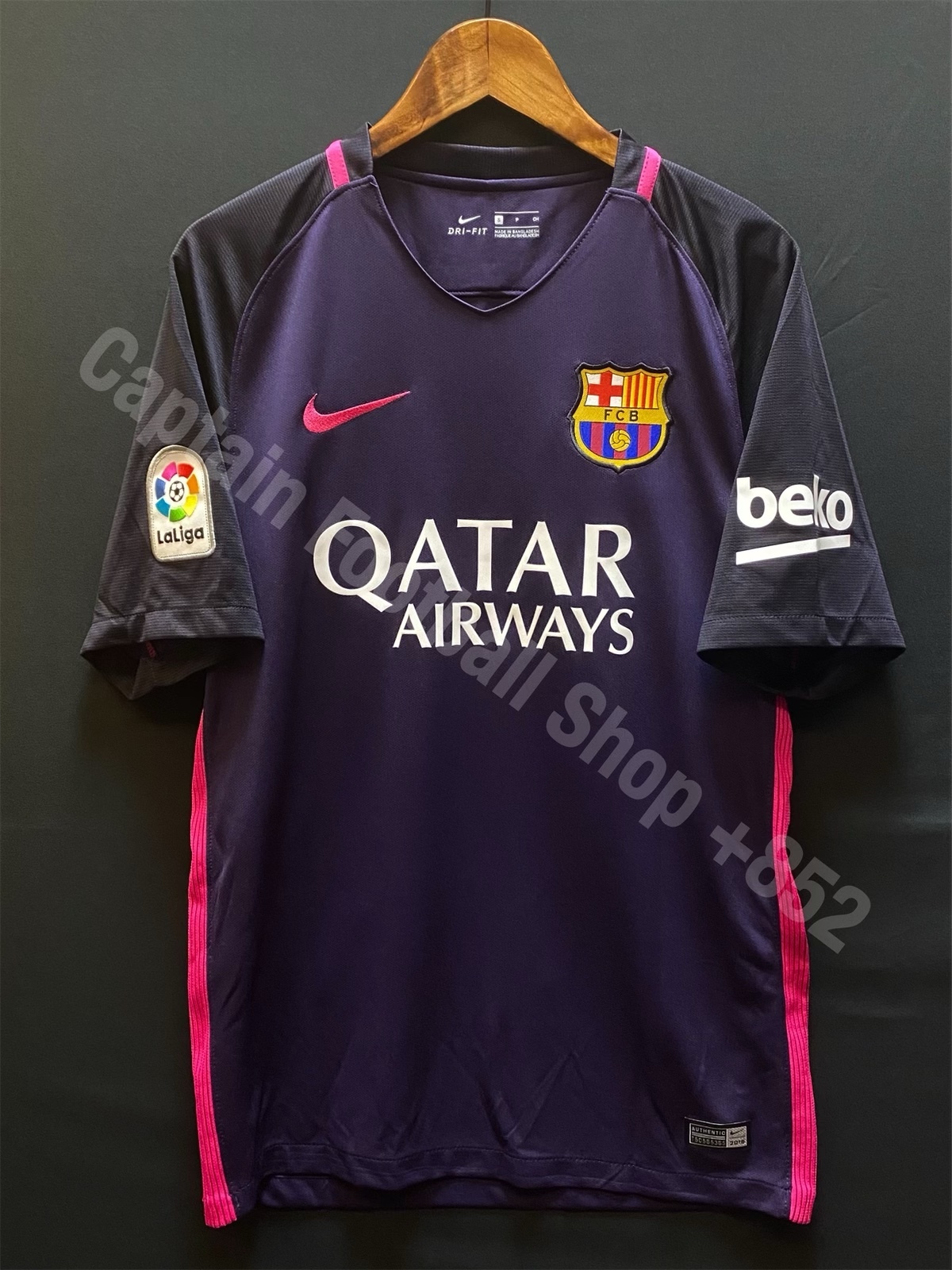 巴塞隆拿 2016-2017 Nike 作客球衣 #8 A.INIESTA