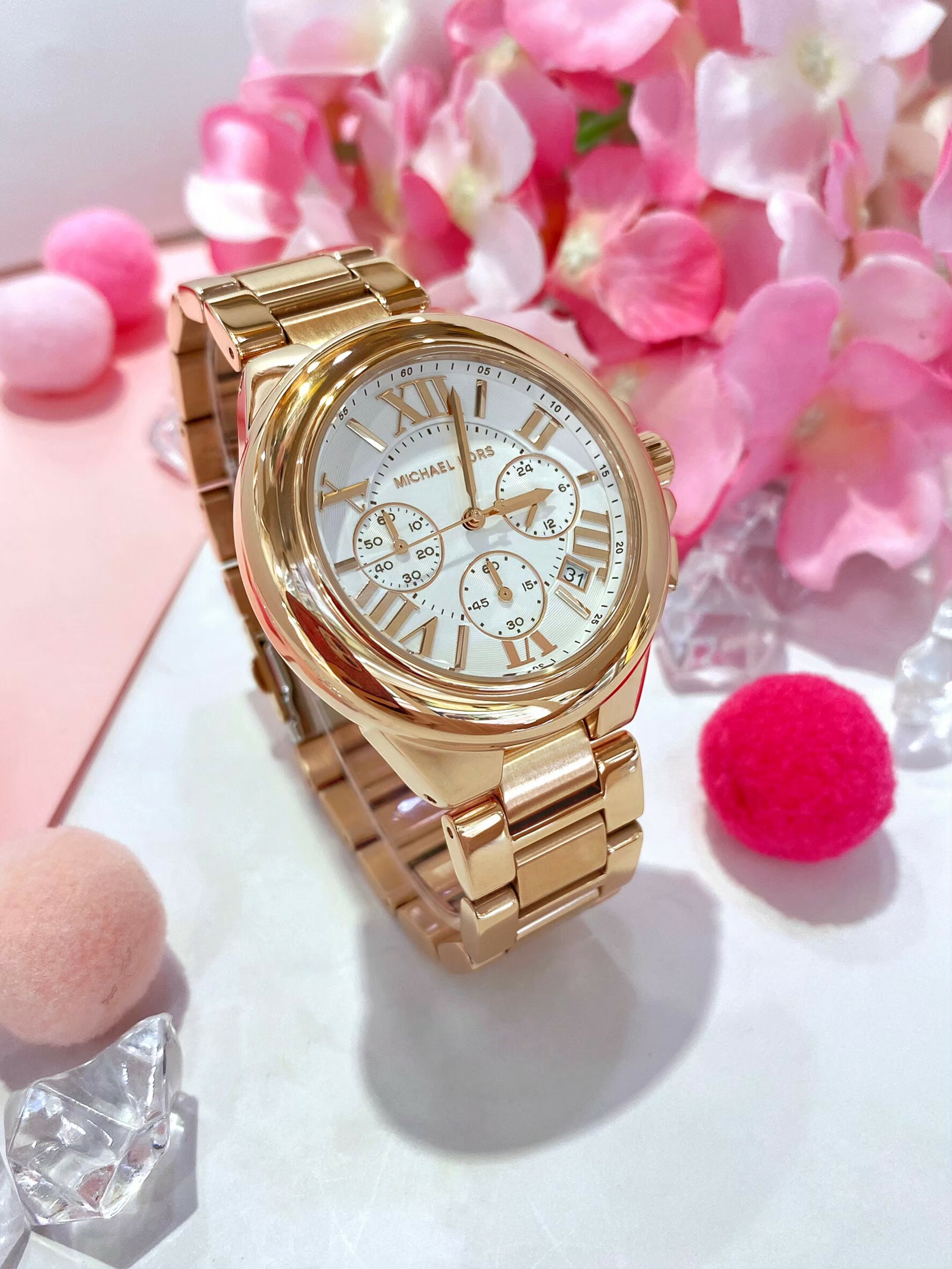 【MICHAEL KORS】Camille 時尚三眼計時腕錶 MK7271 43mm 現代鐘錶