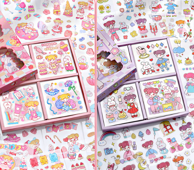 甜小丸手账贴纸礼盒装（100张）