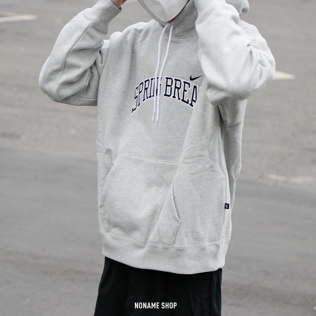 NIKE SB FLEECE 美式 風格 帽T 灰色 (男款)