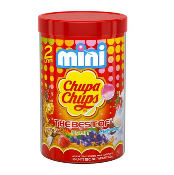 泰國直送 ChupaChups 棒棒糖 Chupa Chups 罐裝 雜錦味 (6 g x50支)