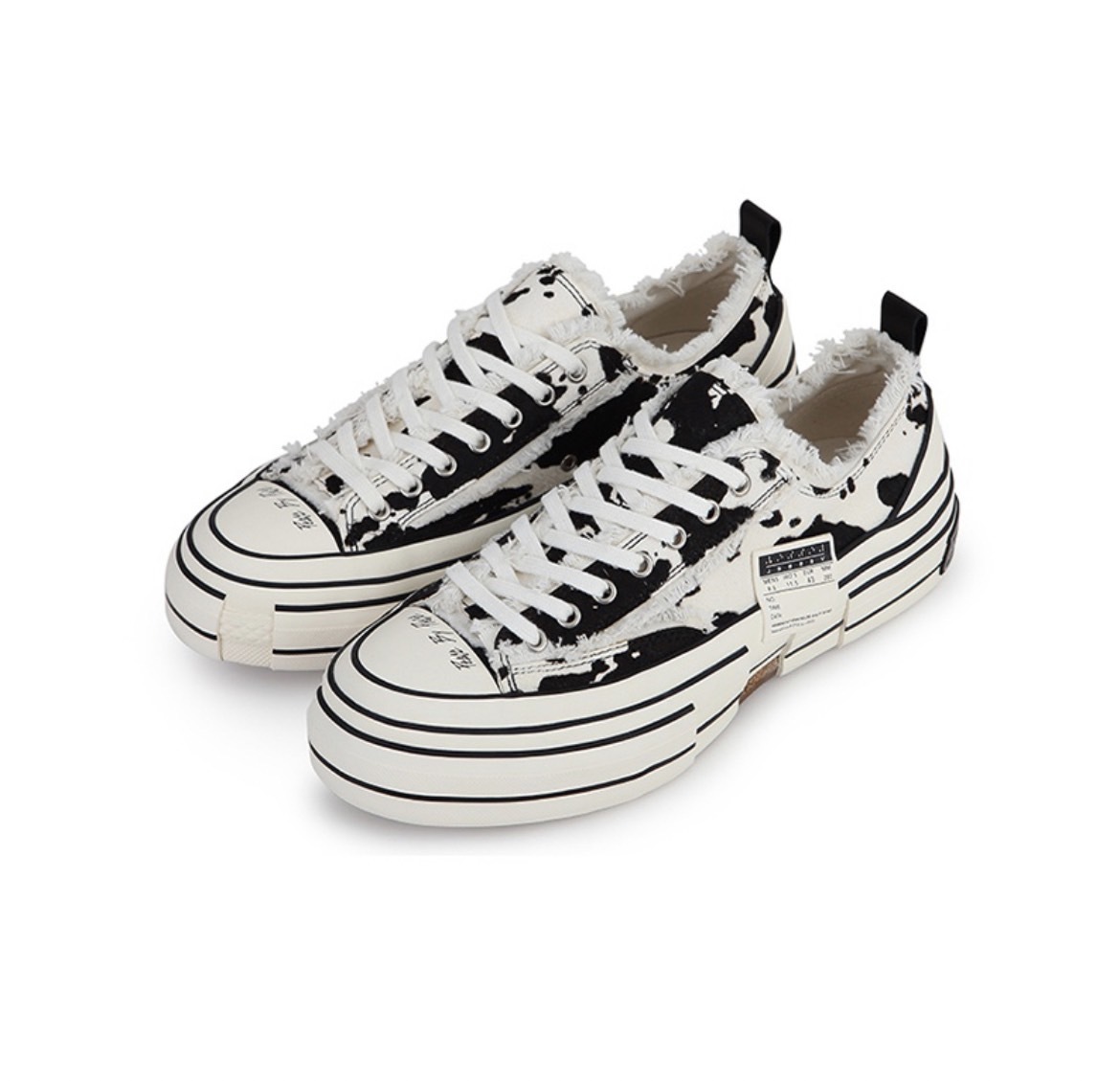 xVESSEL G.O.P. Lows "Cow Print" 奶牛 黑白 解構鞋