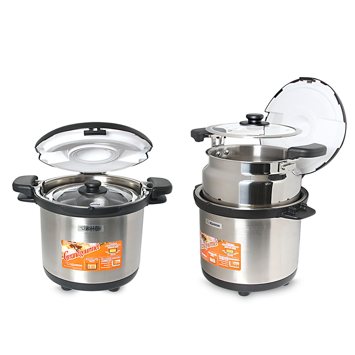 象印 - 6L不銹鋼真空煲【香港行貨】-SN-XAE60-XA