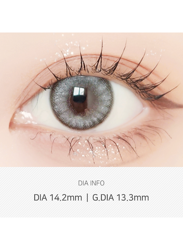 [預訂] [月拋] LensVery Blurry Dusty Gray 月拋彩妝隱形眼鏡｜每盒2片