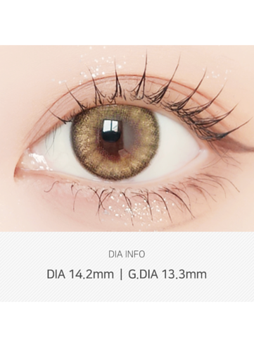 [預訂] [月拋] LensVery Blurry Sandy Brown 月拋彩妝隱形眼鏡｜每盒2片