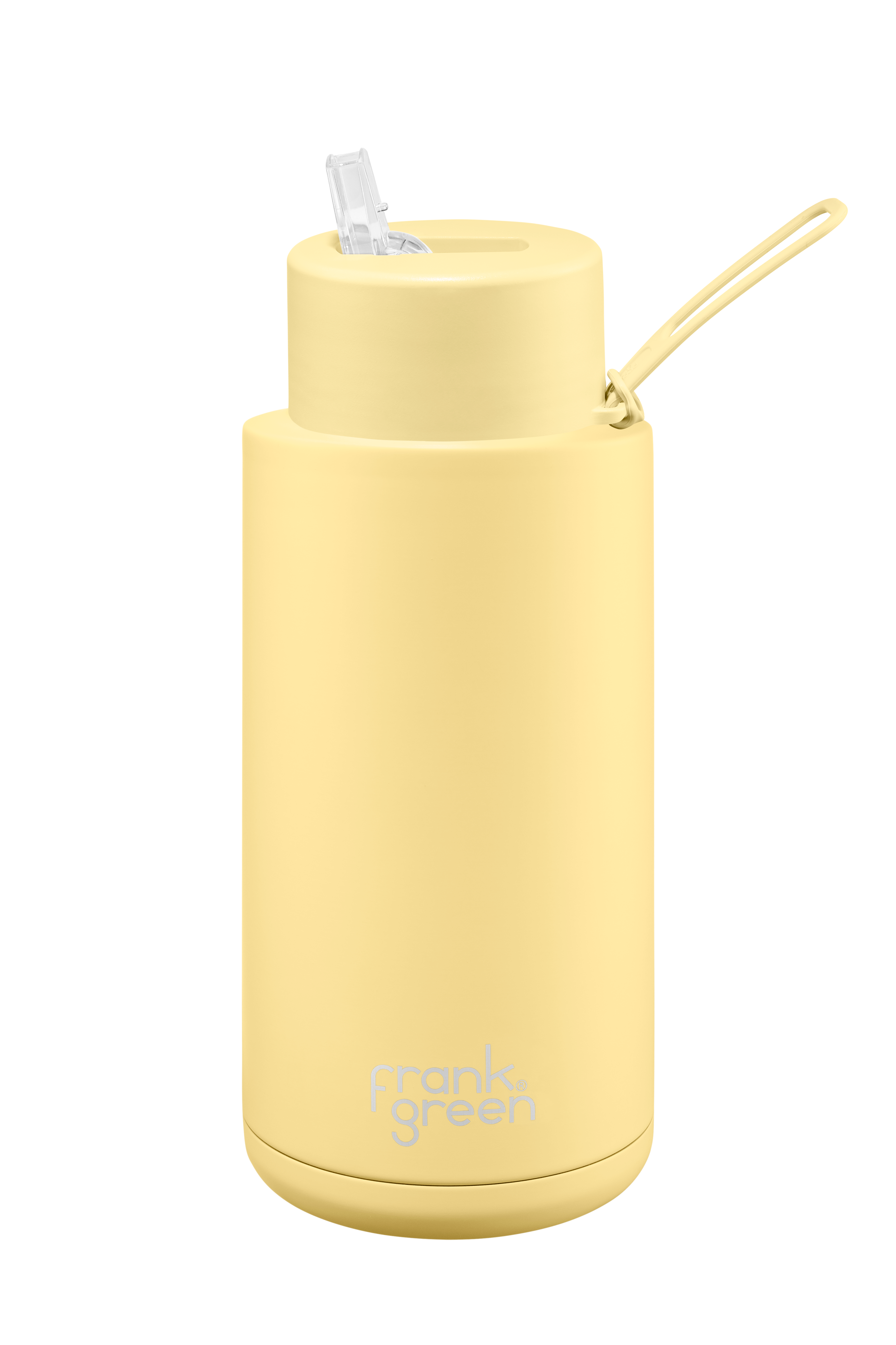 Buttermilk Ceramic Reusable Bottle - 34oz / 1,000ml | FRANK GREEN