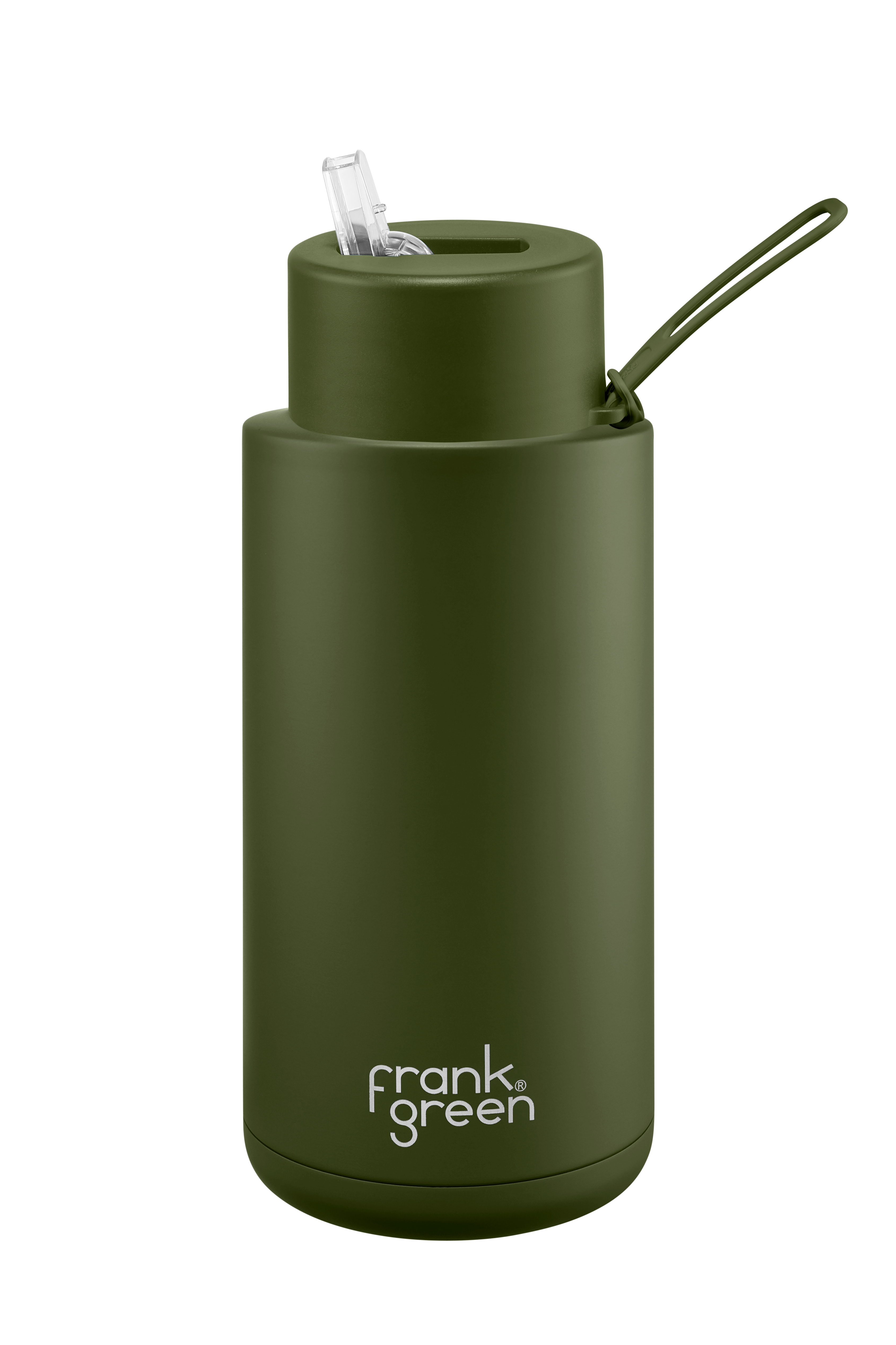 Khaki Ceramic Reusable Bottle - 34oz / 1,000ml | FRANK GREEN