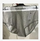 [S] CALVIN KLEIN MODERN COTTON HIGH WAIST BIKINI BOTTOM,GREY, QF6280-020 (SCK143)
