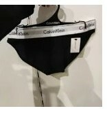 [S] CALVIN KLEIN MODERN COTTON BIKINI PANTY,BLACK, F3787-001 (SCK149)