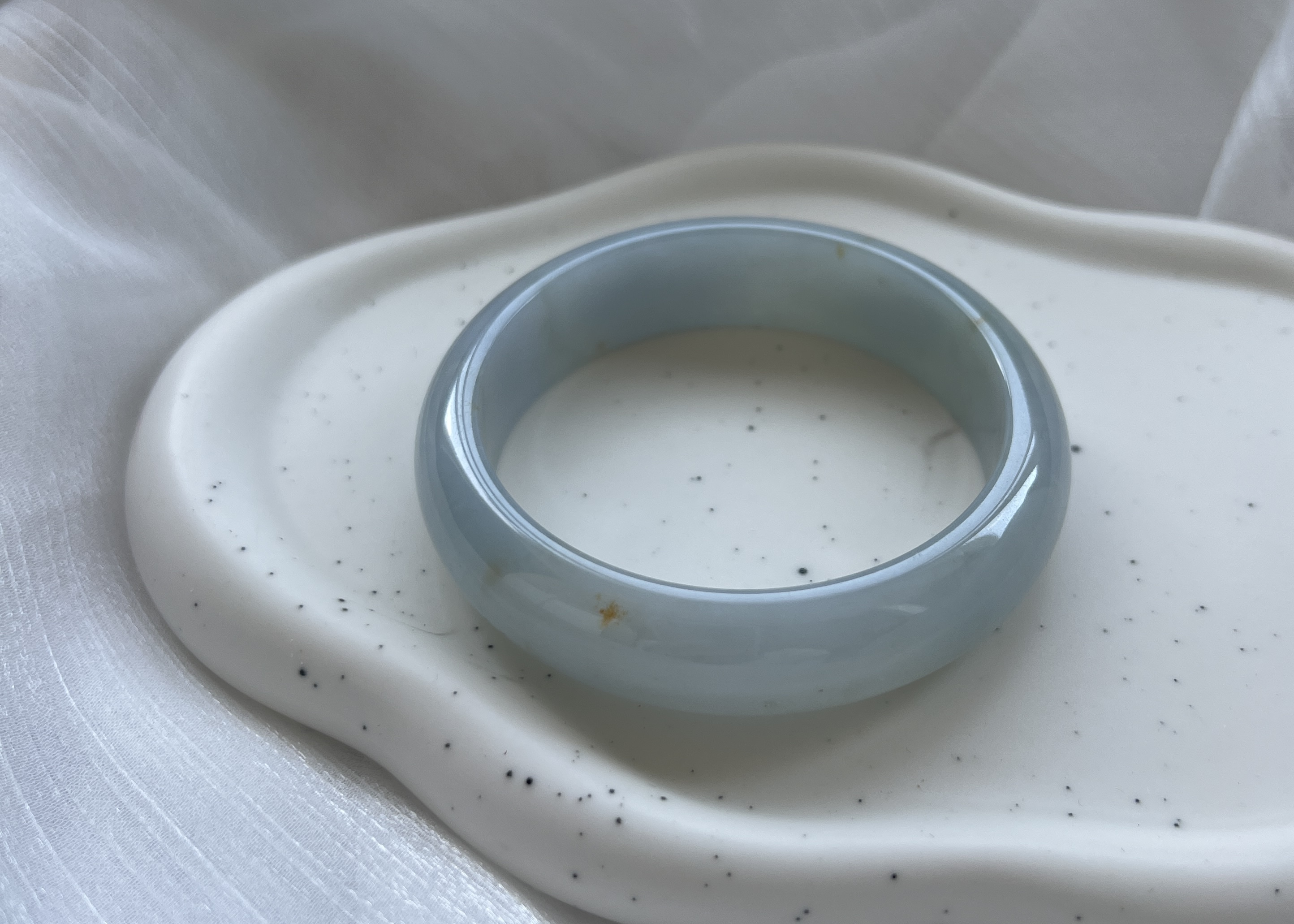 藍底灑金桂花糕